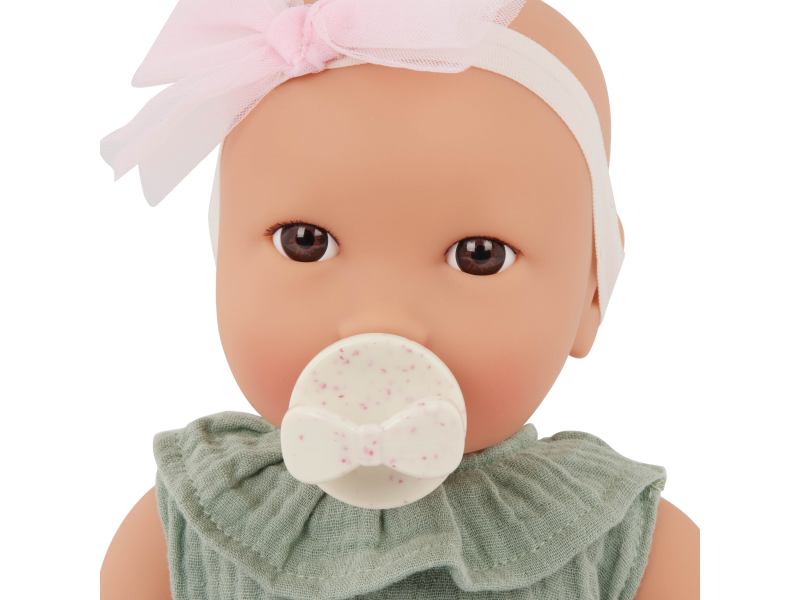 Panenka 35 cm v overalu s čelenkou