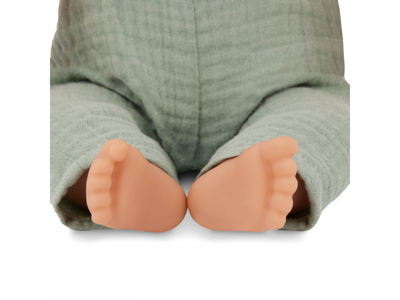 Panenka 35 cm v overalu s čelenkou