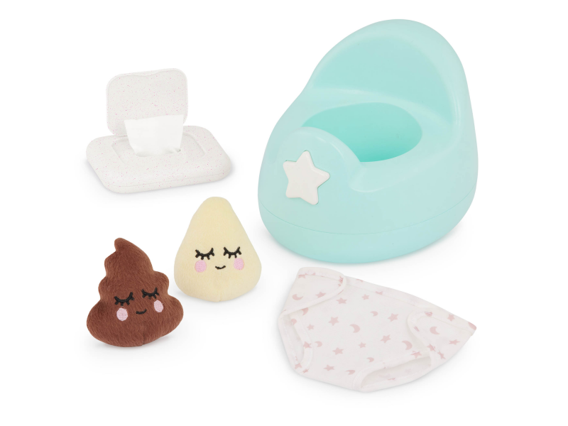 Nočník pro panenky s doplňky