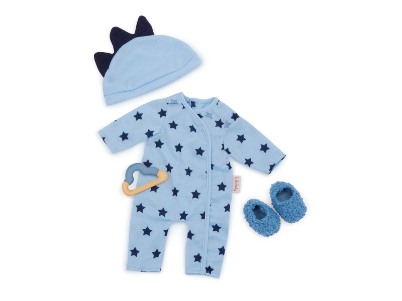 Overal pro panenky modrý s doplňky