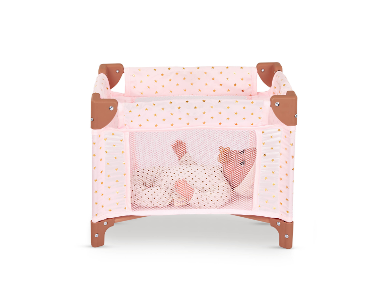 Postýlka pro panenku s doplňky