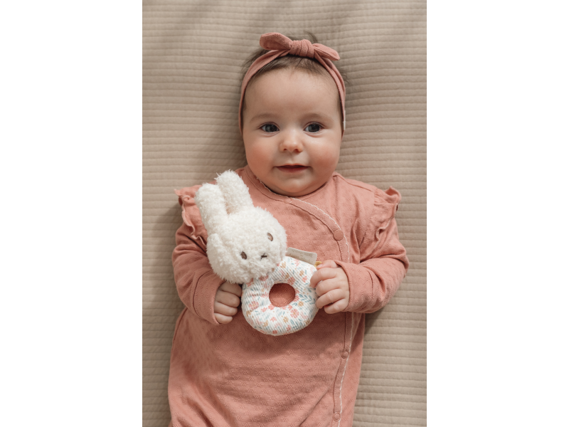 Chrastítko králíček Miffy Lucky Blossom