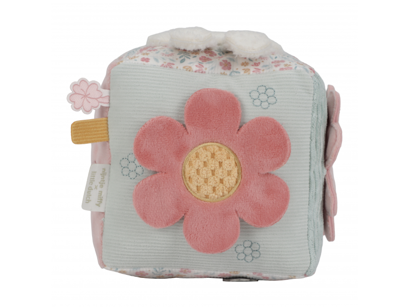 Kostka textilní s aktivitami králíček Miffy Lucky Blossom