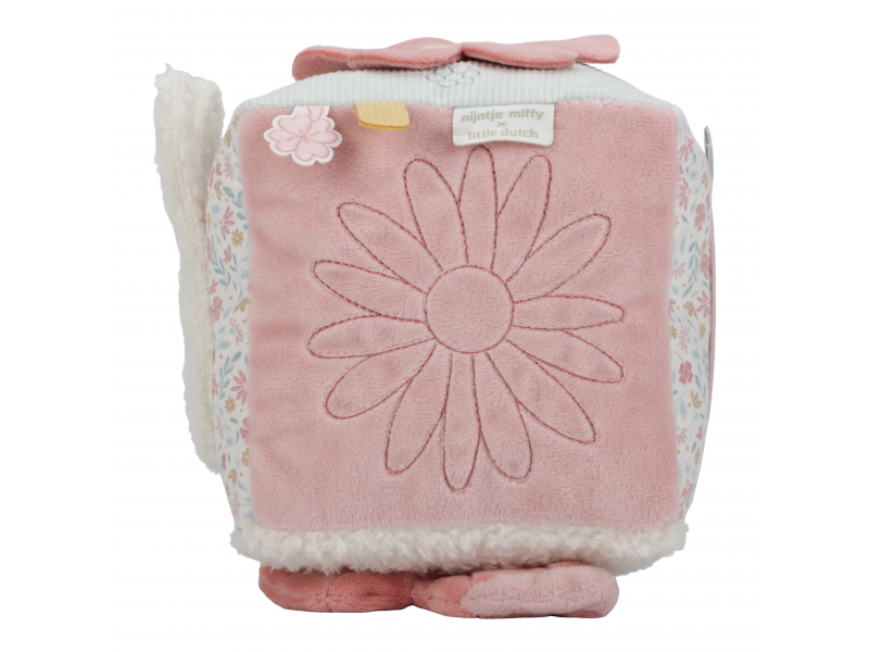 Kostka textilní s aktivitami králíček Miffy Lucky Blossom