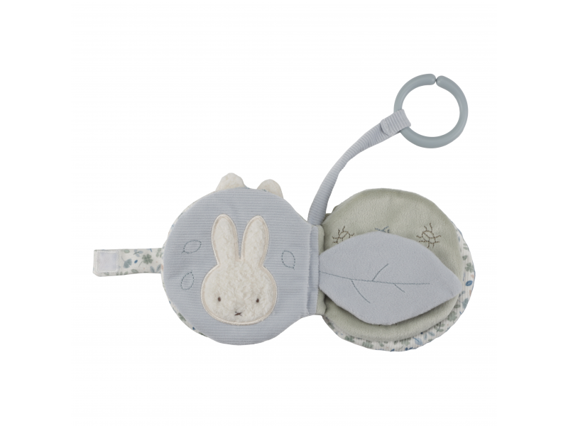 Závěsná textilní knížka králíček Miffy Lucky Leaves