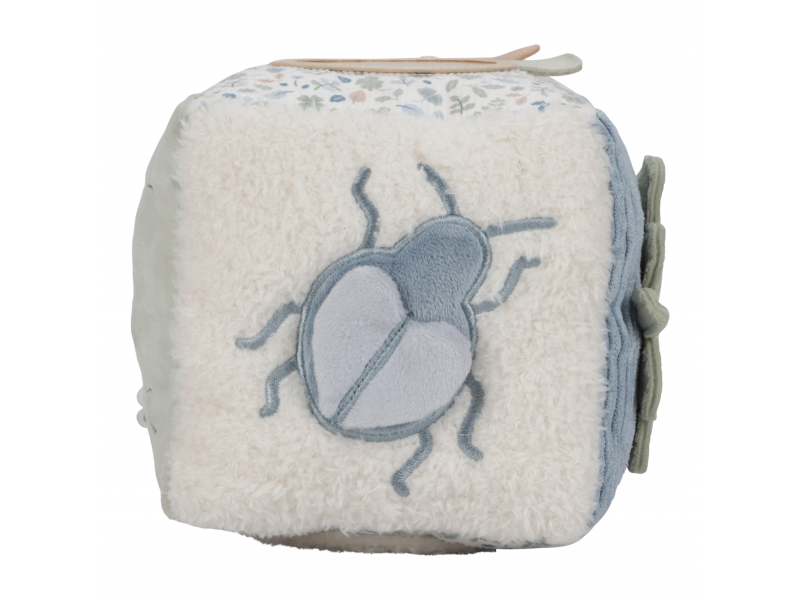 Kostka textilní s aktivitami králíček Miffy Lucky Leaves