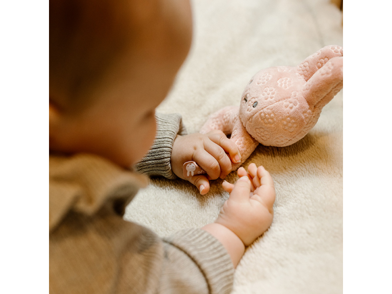 Chrastítko králíček Miffy Pink Flower