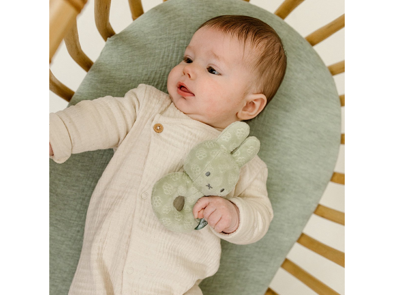 Chrastítko králíček Miffy Green Flower