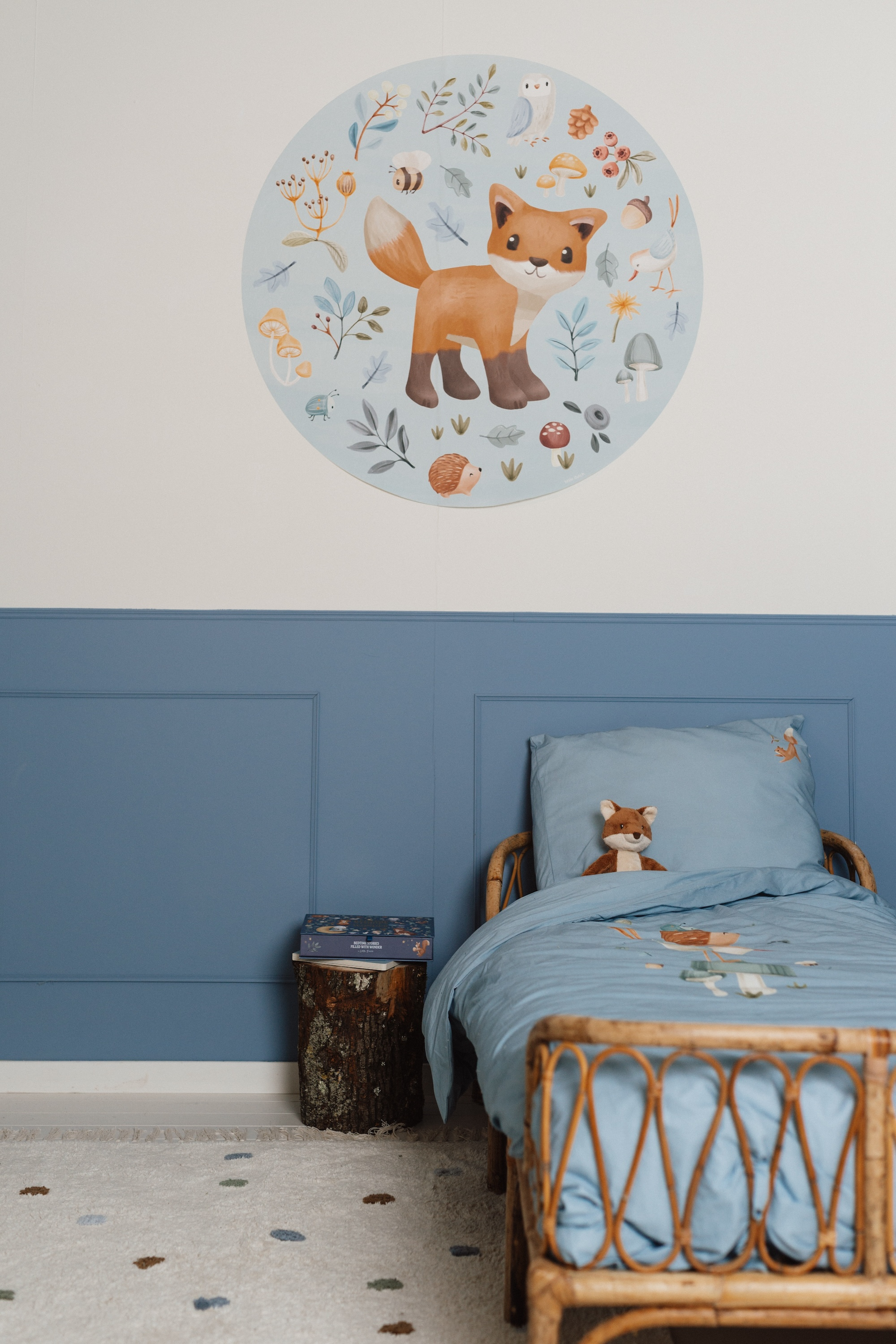 Koberec puntíky Blue 120x170 cm