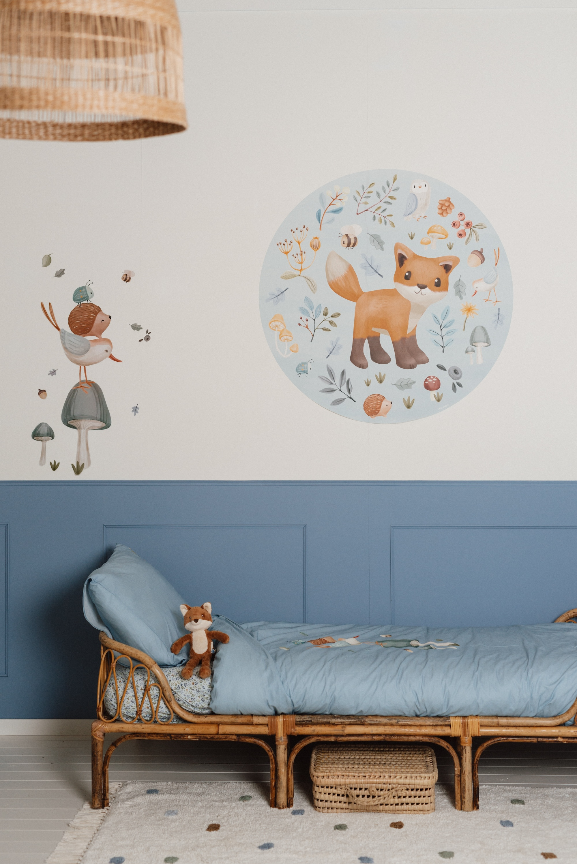 Koberec puntíky Blue 120x170 cm