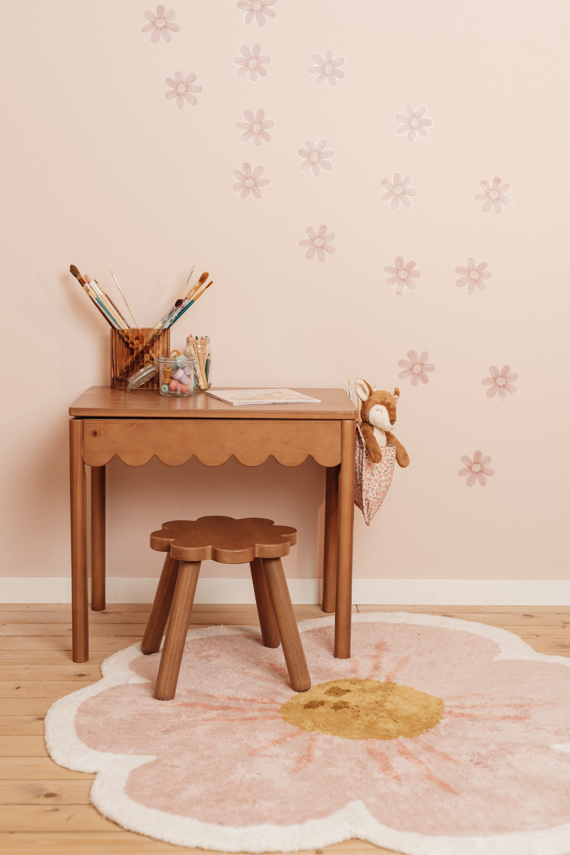 Koberec Květina 110x110 cm