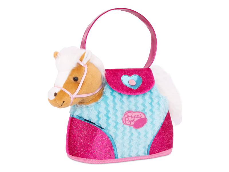 Poník v kabelce Blue Stripes Bag