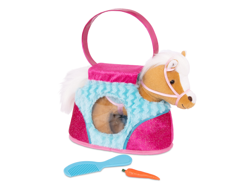 Poník v kabelce Blue Stripes Bag