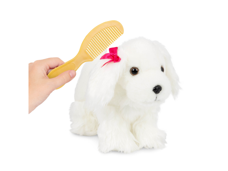 Pejsek bílý v kabelce Pink Crown Glam Bag