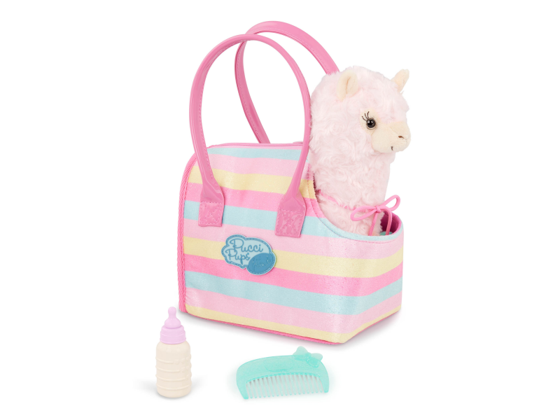 Lama v kabelce Sparkly Stripes Bag