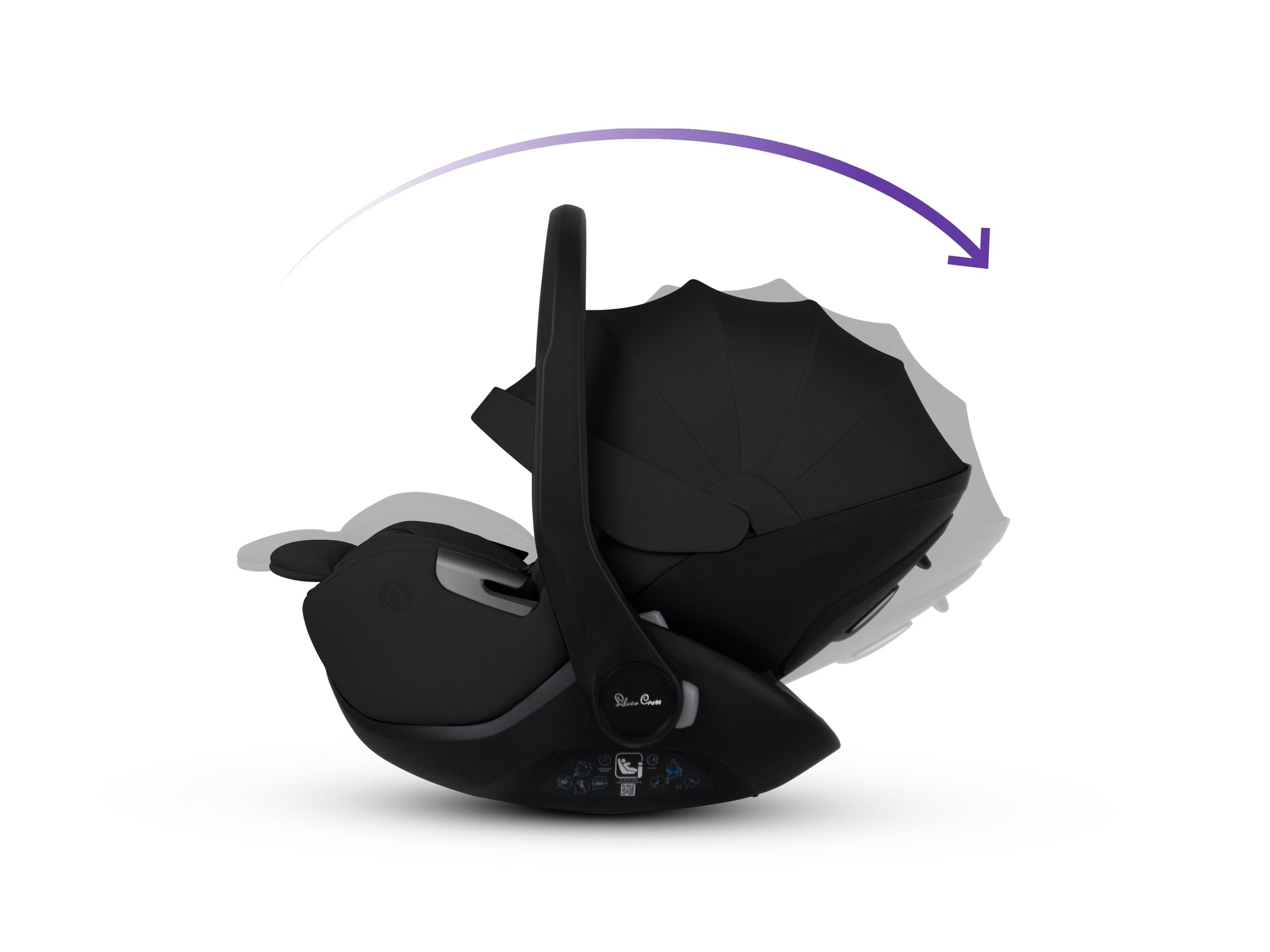 Glide Plus 360 autosedačka Iconic Black