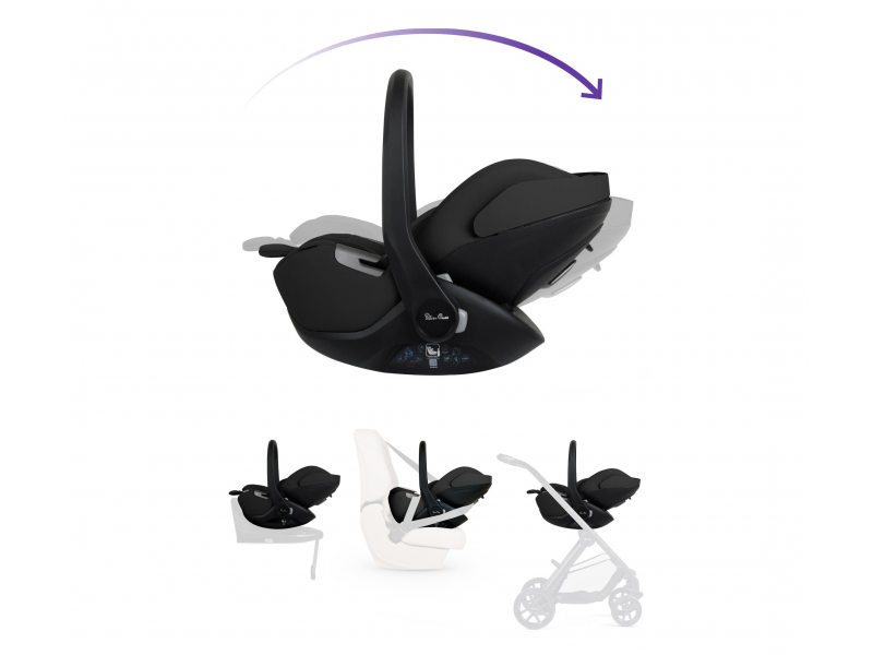 Glide Plus 360 autosedačka Iconic Black