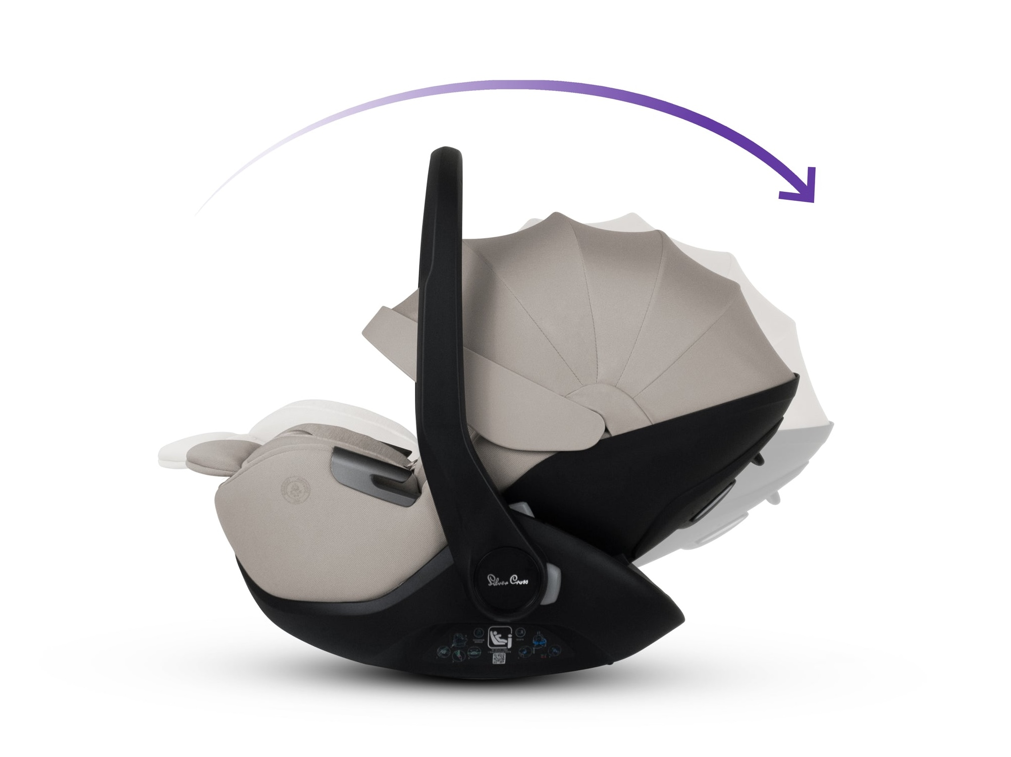 Glide Plus 360 autosedačka Natural Taupe