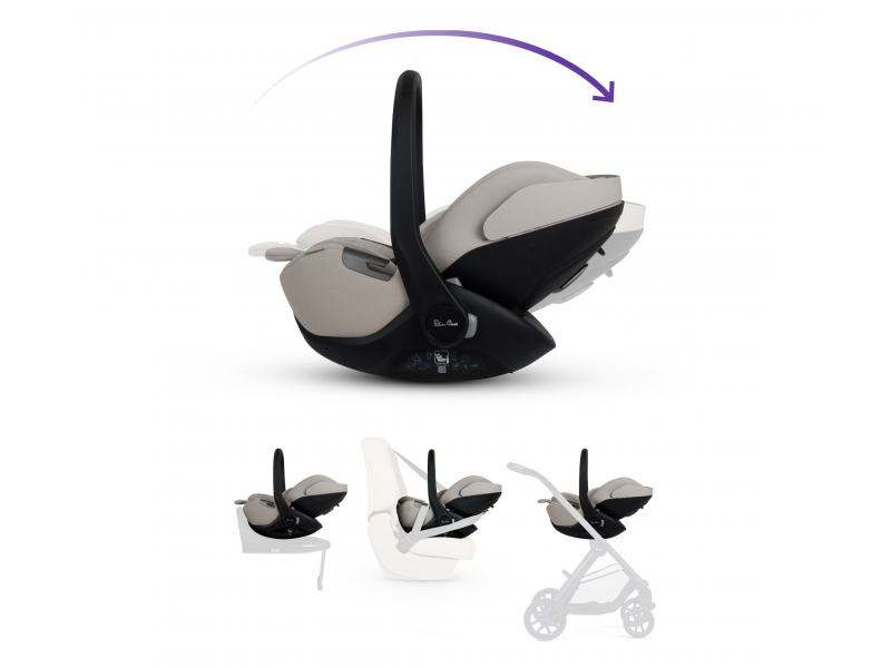 Glide Plus 360 autosedačka Natural Taupe