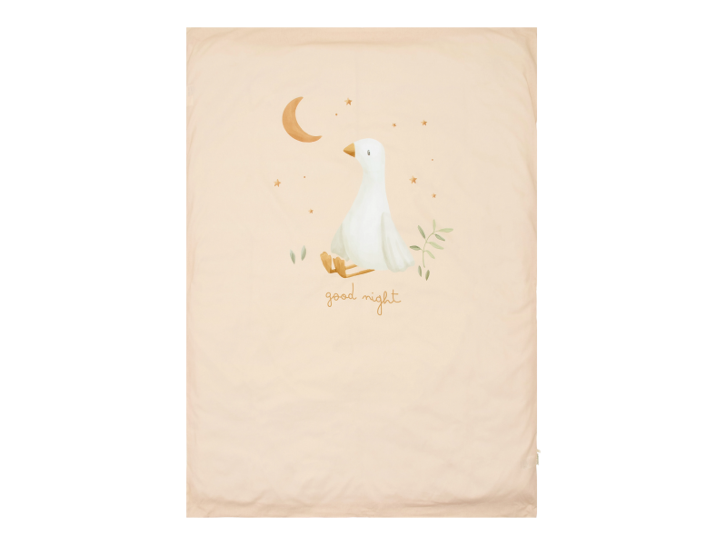 Povlečení 140x100 a 40x60 cm Husa Newborn Naturals