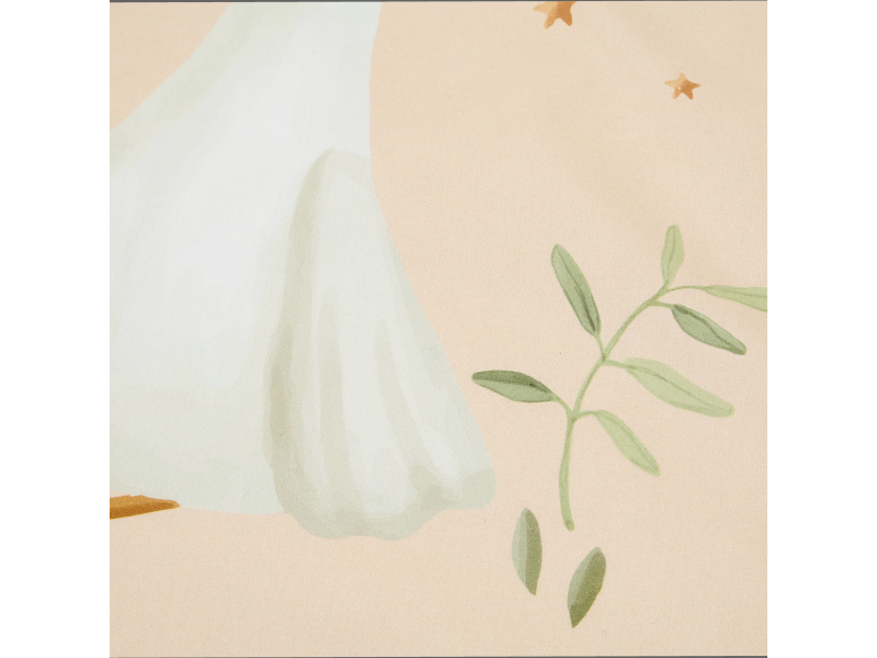 Povlečení 140x100 a 40x60 cm Husa Newborn Naturals