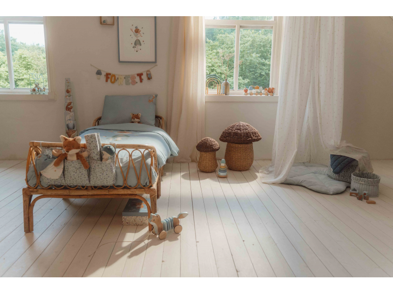 Povlečení 140x100 a 40x60 cm Forest Friends Blue