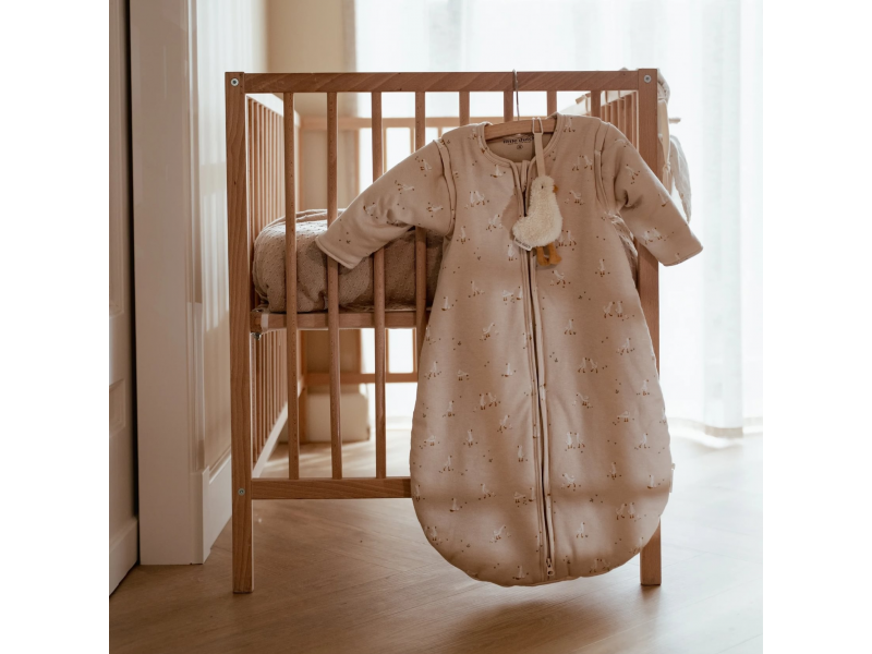 Spací pytel s oddělitelnými rukávy 90 cm Husa Newborn Naturals