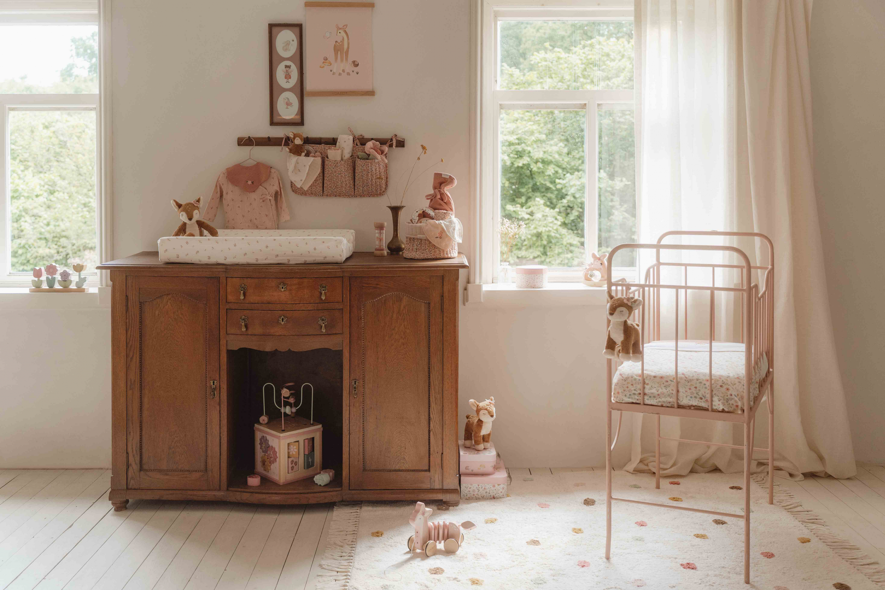 LITTLE DUTCH Spací pytel s oddělitelnými rukávy 90 cm Fairy Floral