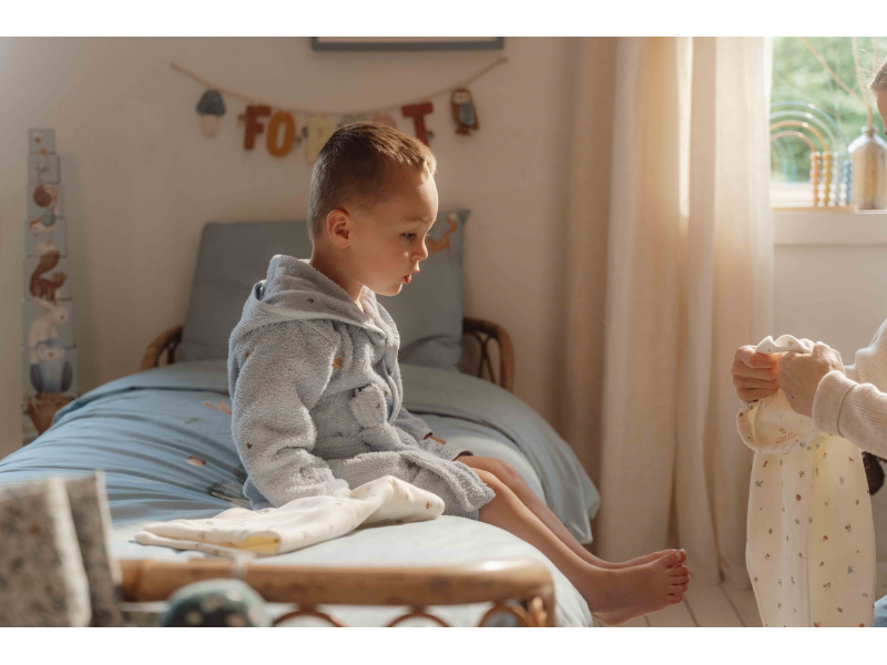 Povlečení 150x120 a 50x60 cm Forest Friends Blue