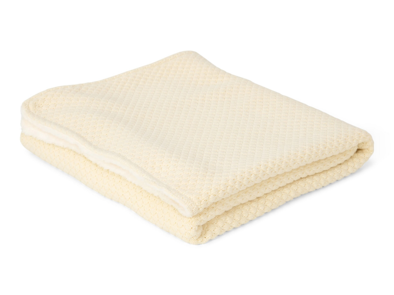 Deka pletená / fleece 70x100 cm Pure Soft White