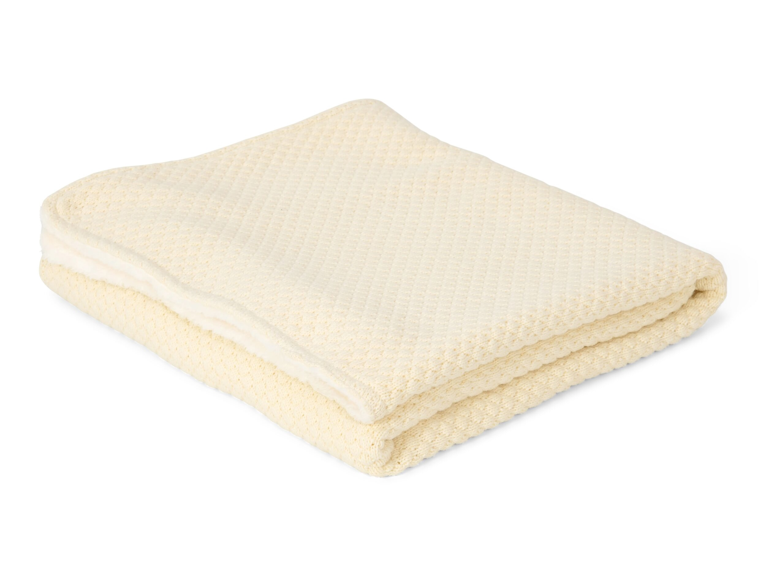 Deka pletená / fleece 70x100 cm Pure Soft White