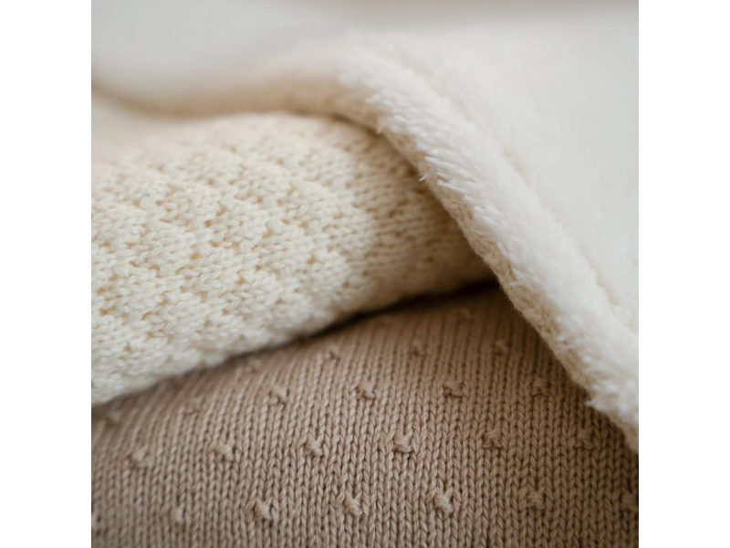 Deka pletená / fleece 70x100 cm Pure Soft White