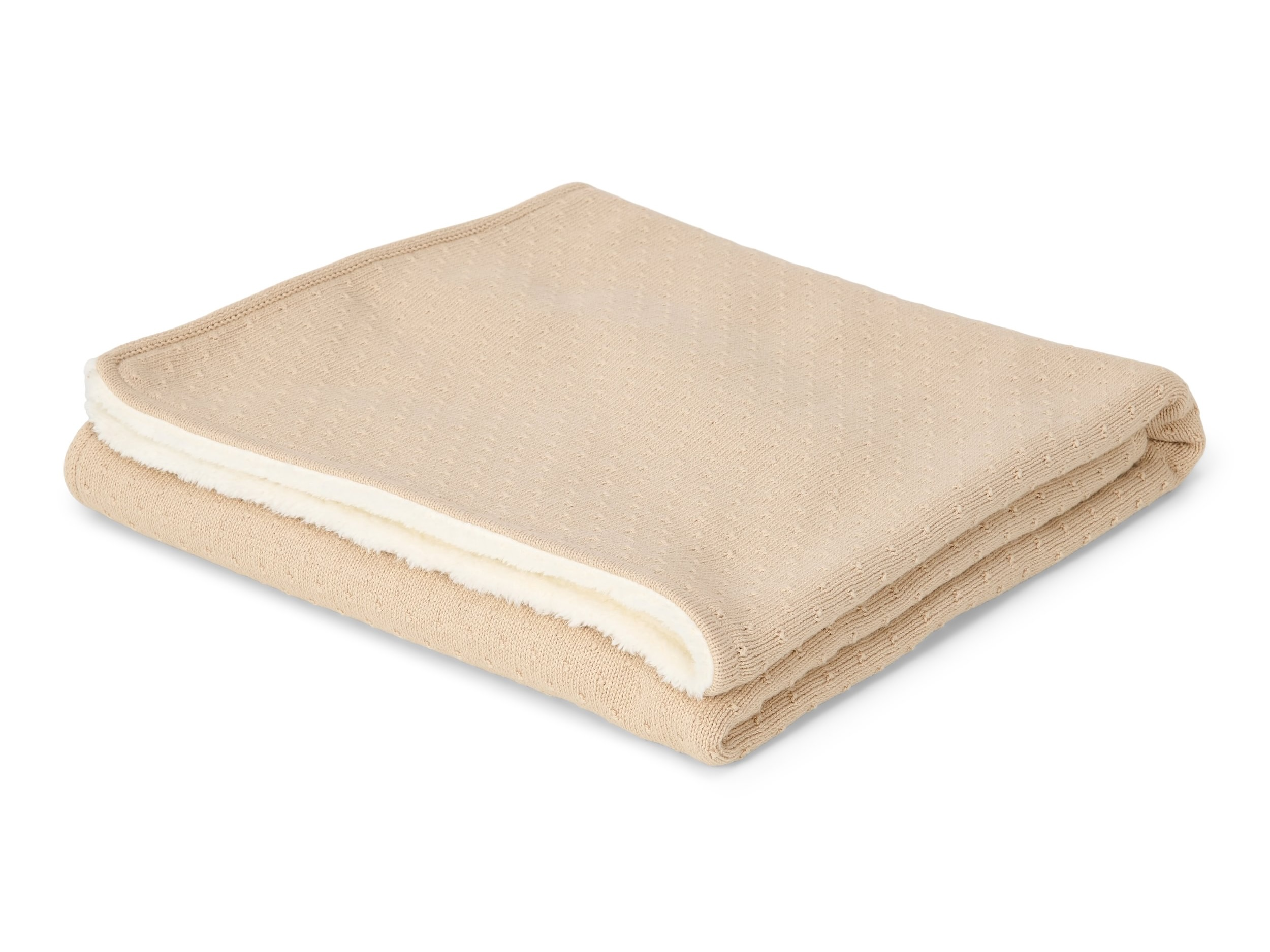 Deka pletená / fleece 110x140 cm Pure Soft Beige