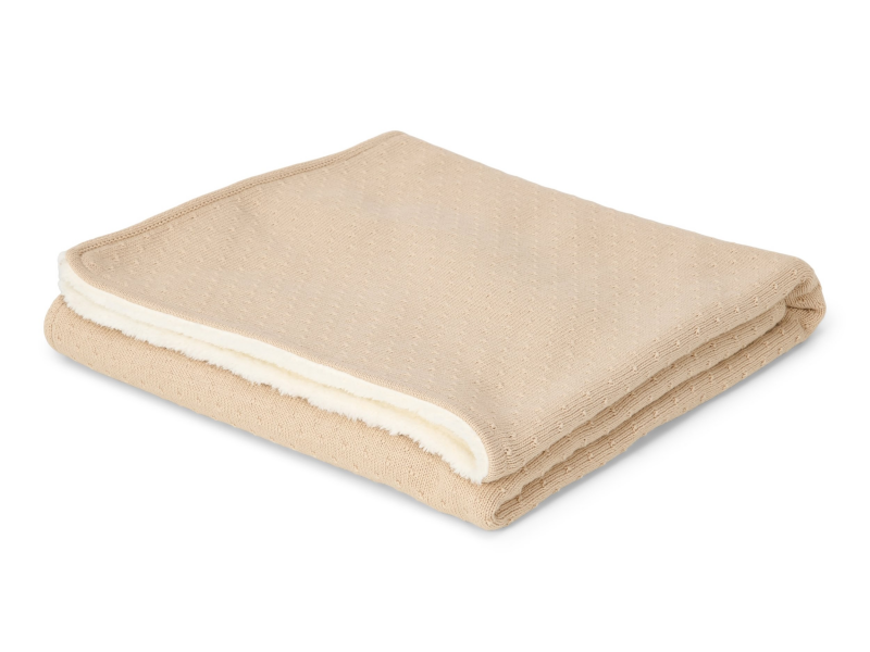 Deka pletená / fleece 70x100 Pure Soft Beige