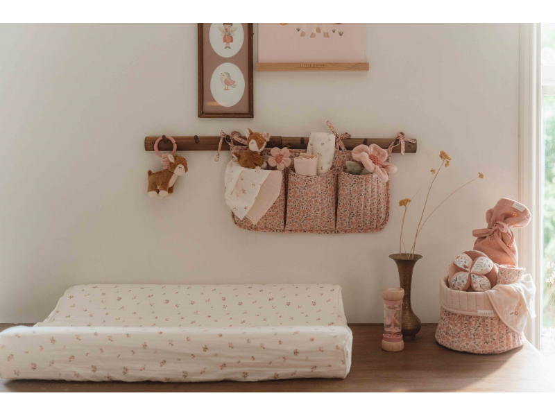 Košík textilní oboustranný malý Fairy Floral