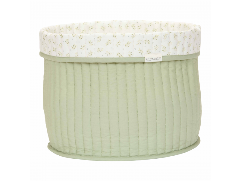 Košík textilní oboustranný velký Blueberry Leaves