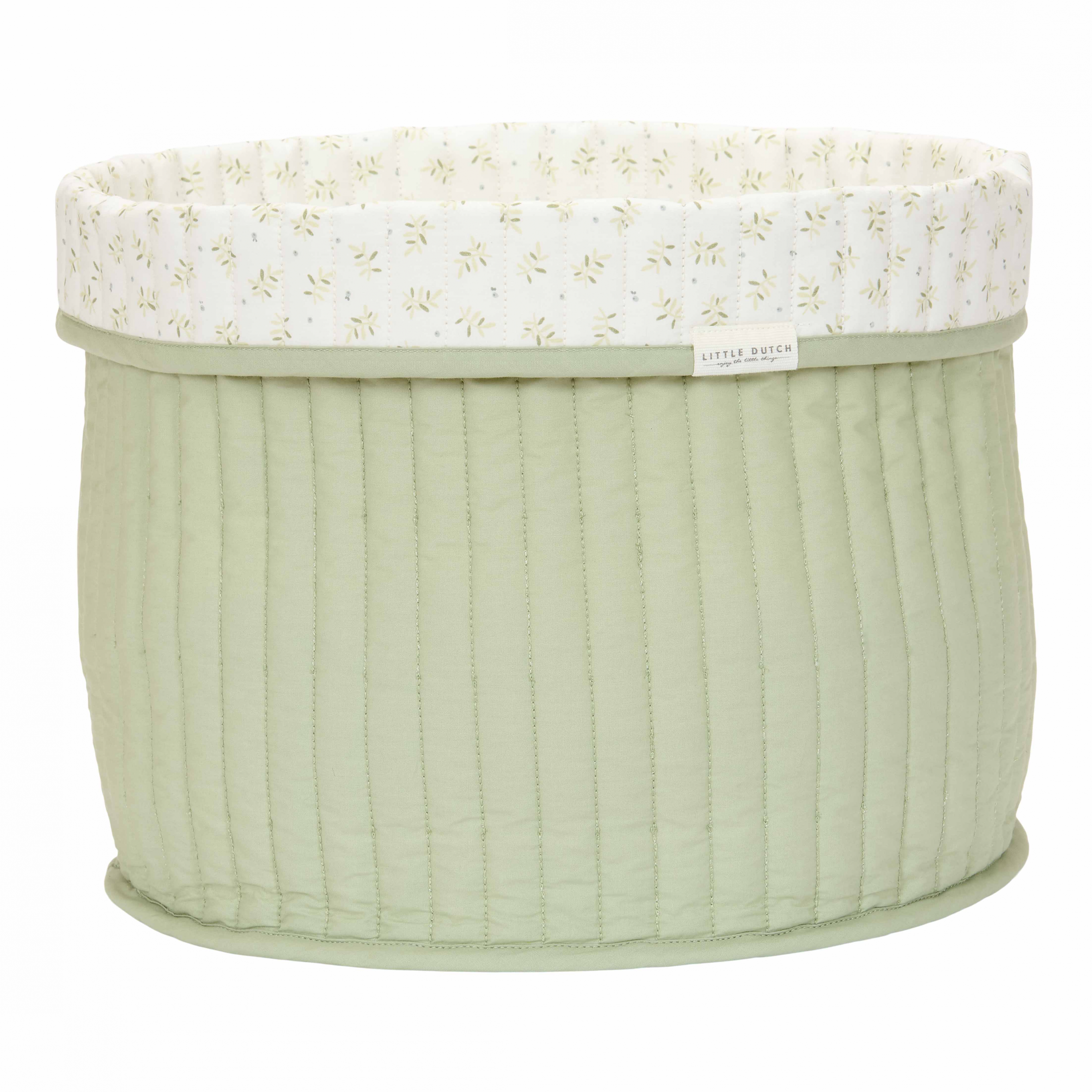 Košík textilní oboustranný velký Blueberry Leaves