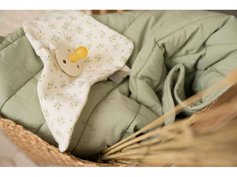 Košík textilní oboustranný velký Blueberry Leaves