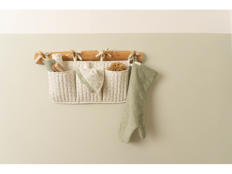 Košík textilní oboustranný velký Blueberry Leaves