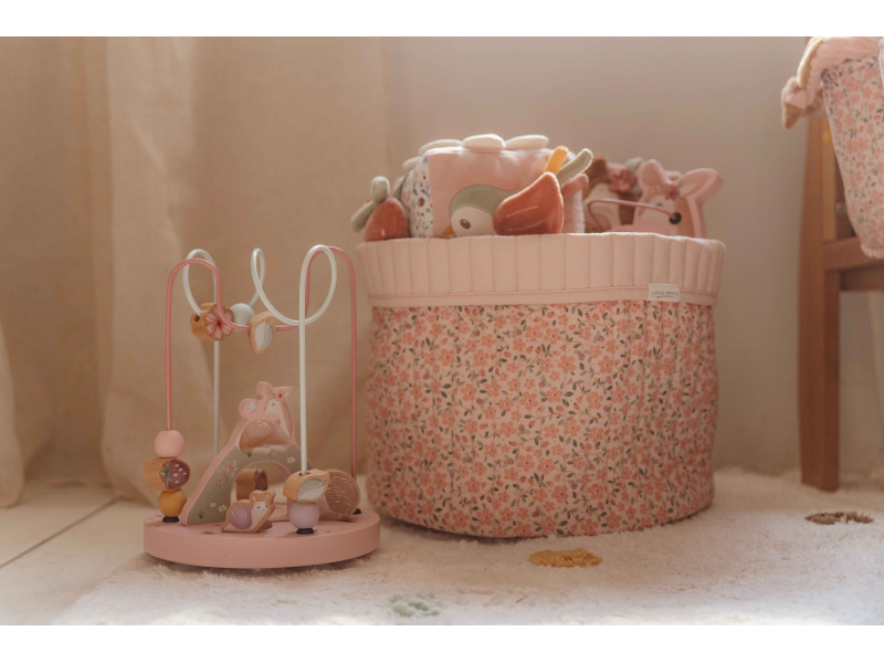 Košík textilní oboustranný velký Fairy Floral