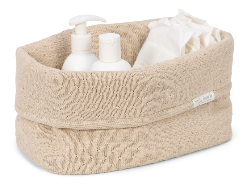 Košík pletený velký Pure Soft Beige