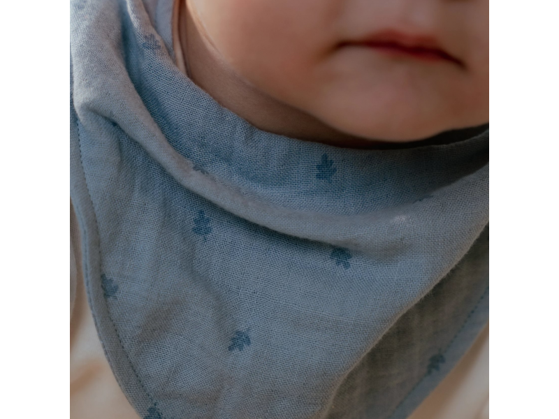 Bryndáček bandana 2 ks Pure Denim Blue