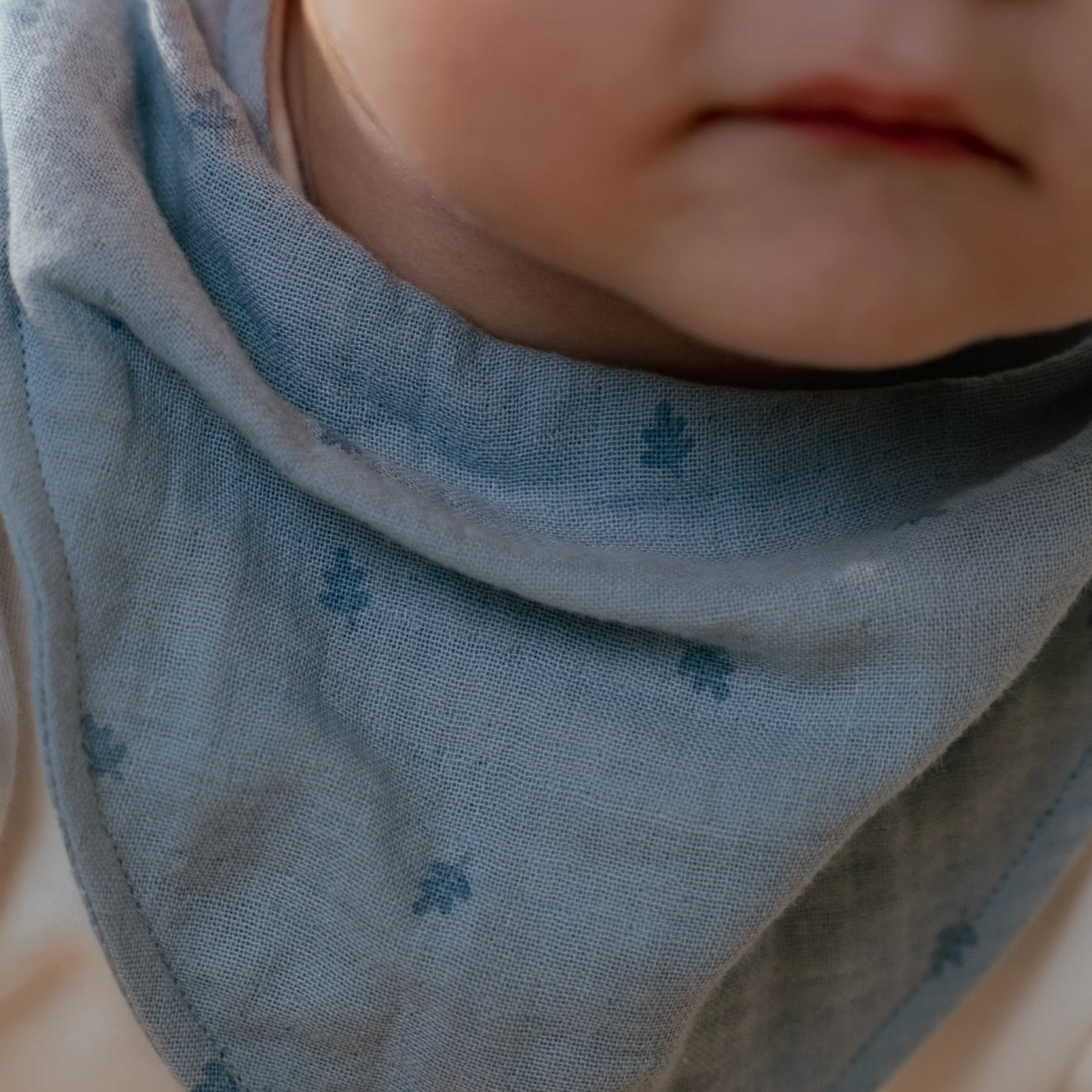 Bryndáček bandana 2 ks Pure Denim Blue