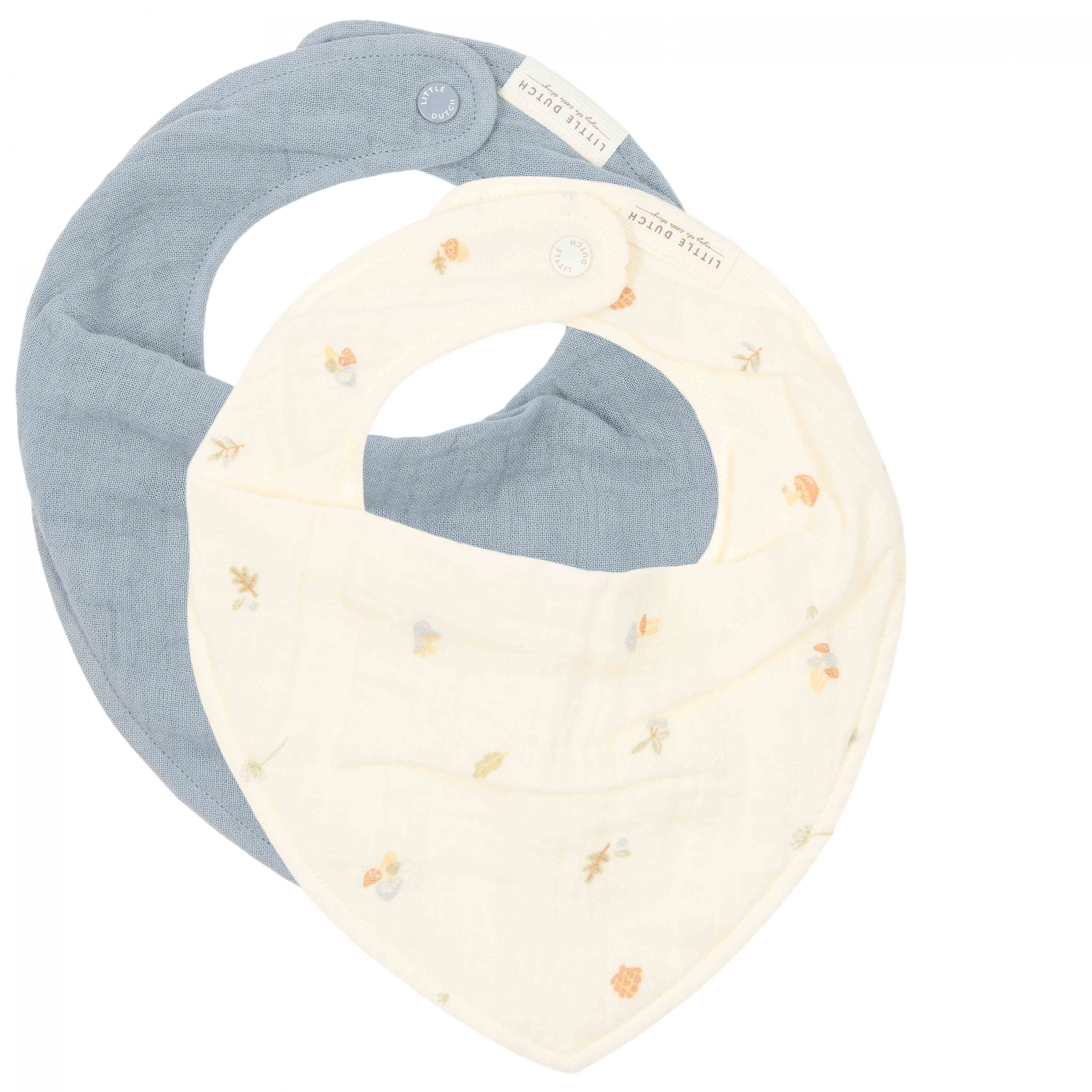 Bryndáček bandana Forest Treasures & Denim Blue 2 ks