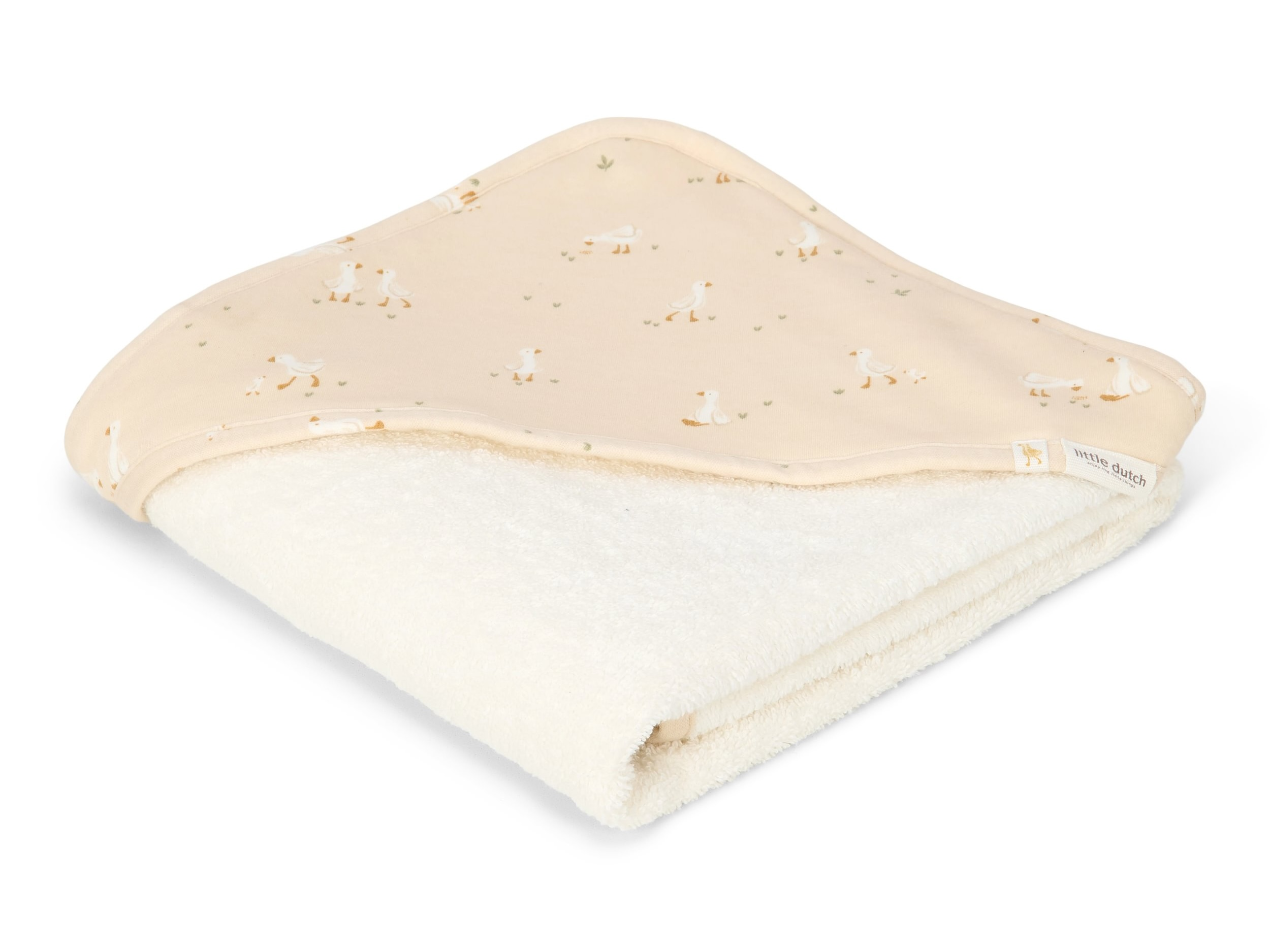 Osuška s kapucí 75x75 cm Husa Newborn Naturals