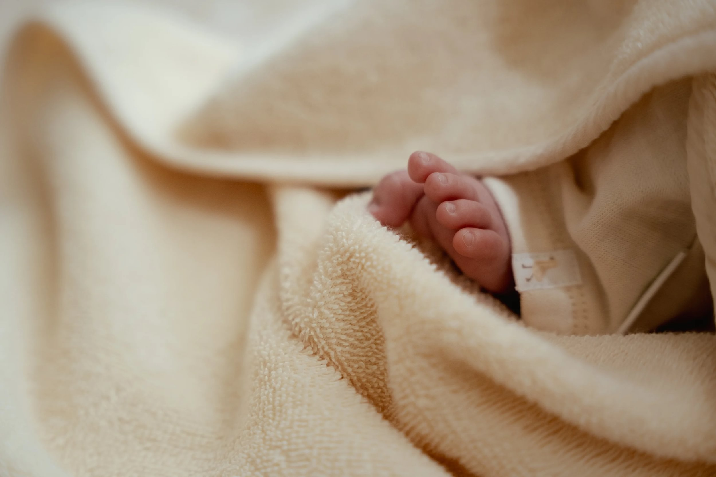 Osuška s kapucí 75x75 cm Husa Newborn Naturals