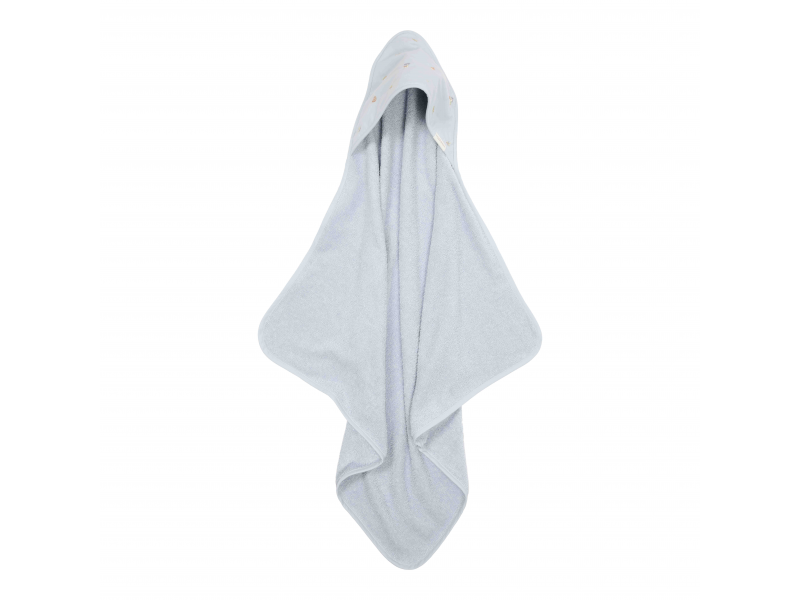 Osuška s kapucí 75x75 cm Forest Friends Blue