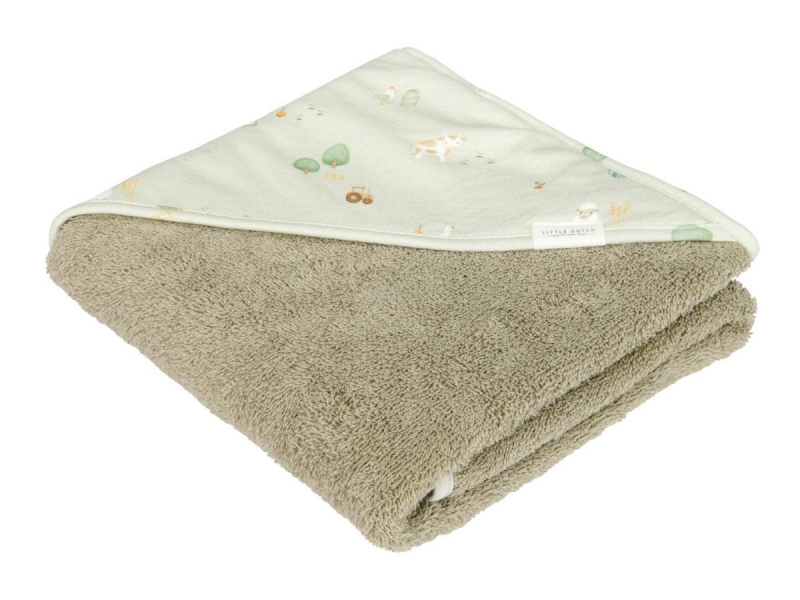 Osuška s kapucí 100x100 cm Farma