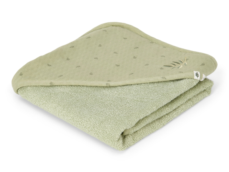 Osuška s kapucí 100x100 cm Pure Sage