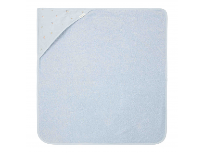 Osuška s kapucí 100x100 cm Forest Friends Blue